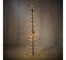 Boom zwart warm wit IP44 490 led 8FC timer - h210xd78cm