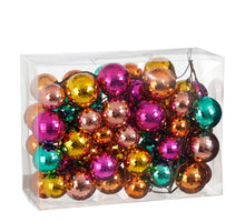 Slinger meerkleurig - goud groen roze oranje fuchsia - l180cm