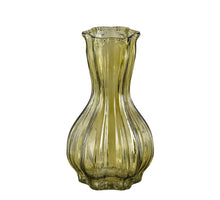 Vaas l.groen - h25,5xd14cm glas