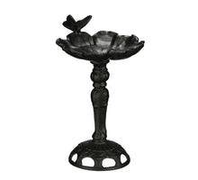 Vogelbad zwart - l18,5xb16,5xh26cm