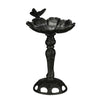 Black bird bath - l18.5xb16.5xh26cm