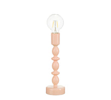 Oxford tafellamp led glas oud roze battery operated - h28xd9
