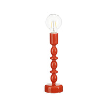 Oxford tafellamp led glas rood battery operated - h28xd9cm