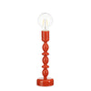 Oxford tafellamp led glas rood battery operated - h28xd9cm
