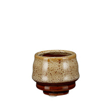 Bowie pot rond bruin - h7,5xd9cm