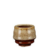 Bowie pot rond bruin - h7,5xd9cm
