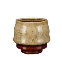 Bowie pot rond bruin - h13xd14,5cm