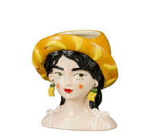 Funny pot geel - l15xb11,5xh17cm