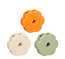 Decoratie bloem oranje l.groen l.geel 3 assorti - l10,5xb3,5xh10cm