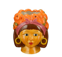 Funny pot oranje - l20xb20xh22cm