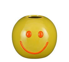 Duke vaas smiley oker - h16,5xd18,5cm