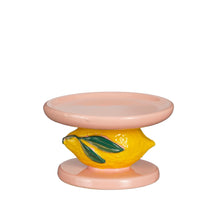 Melika kandelaar l.roze - h9xd15cm