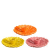 Candlestick yellow orange pink 3 assorted - h4xd13cm
