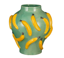 Moza vaas l.groen - h37,5xd34cm