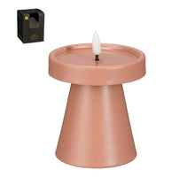 Olielamp led roze battery operated en timer - h10xd9cm