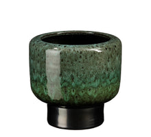 Lizz pot rond d.groen - h20xd21cm