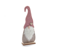 Fabric gnome 'Nirbet' 12x34cm pink