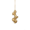 Ornament eekhoorn goud - l4xb2xh8,5cm
