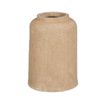 Decoratie vaas recycled paper l.bruin - h21xd15,5cm