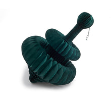 Paper chandelier hanger Ø55x78cm emerald