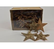 Berkenschors sterren naturel 9 cm 50 stuks