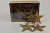 Birch bark stars natural 9 cm 50 pieces