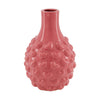 Vase hearts ceramic 18.5x18.5x27cm Dark pink