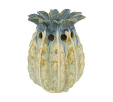 Vase Ananas Keramik 19x19x25cm Blau
