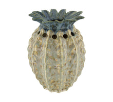 Vase Ananas Keramik 24x24x34cm Blau