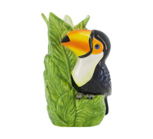 Vase toucan ceramic 10.4x7.2x16.8cm Multi
