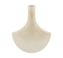Vase ceramic 23x10.5x27.5cm Off white