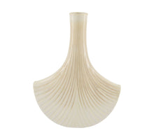 Vase ceramic 26x11.5x33cm Off white