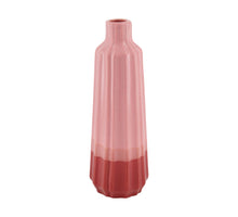Vase ceramic 10.5x10.5x28.5cm Pink