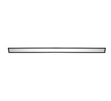 Spiegel smal zwart metaal 190x10x2,5cm