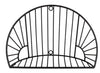 Wall shelf "Blackbird" S black metal 28x12x18cm