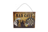 Wall decoration "Man cave" metal 20x15cm