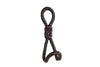 Wall hook "Rope Loop" L old brown metal 5.5x5.5x16.5cm