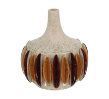 Vase shells ceramic 24.8x24.8x28cm Multi