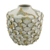 Bottle round ceramic 30.5x30.5x30cm White/Brown