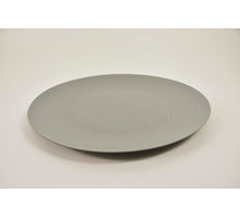 Schaal rond melamine grijs D40 H2m
