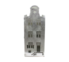 Statue house metal 29x46x118cm Silver