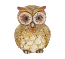 Figurine owl ceramic 8x5.5x10cm Brown
