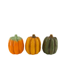 Pumpkin ceramic 13.5x13.5x17cm 3 Mixed