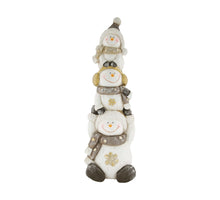 Figurine snowman magnesium 21x19.5x65cm