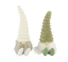 Figurine gnome polyester 8x12x26cm 2 mixed