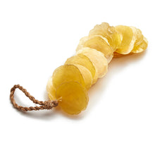 Pendant Capiz 'Conga' sunshine yellow 45cm