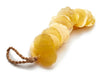 Hanger Capiz 'Conga' zonneschijn geel 45cm