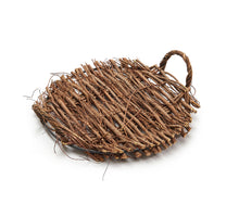 Natuurlijk dienblad rond 'Twiggy' Ø27cm