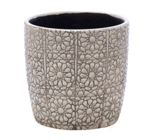 Shine Flower Egg Off Grey D13.5H12.5
