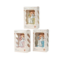 Glasanhänger Bär in Socke, 3er-Set, sortierte Farben, 4x8x12,5cm